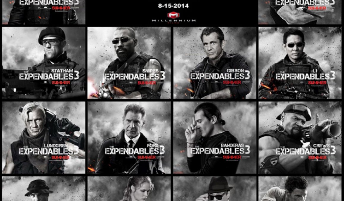 Expendables 3: Νέο τρέιλερ και χαβαλεδιάρικα character posters